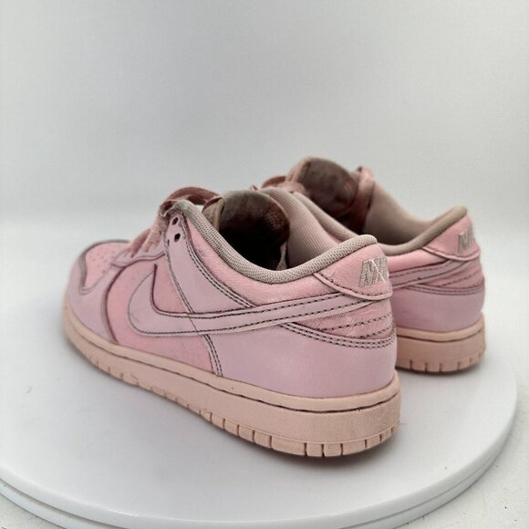 Nike Dunk Low SE Youth Sz 1Y AA3146 601 Triple Prism Pink Leather Training Shoes - Picture 7 of 14